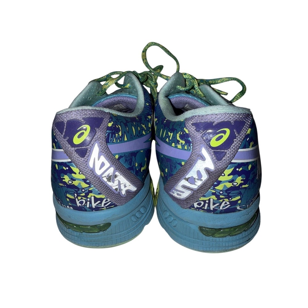Asics Women's Gel Noosa Tri-10‎ T580N Aqua Purple Running Shoes Lace Up Size 10 - Picture 4 of 9